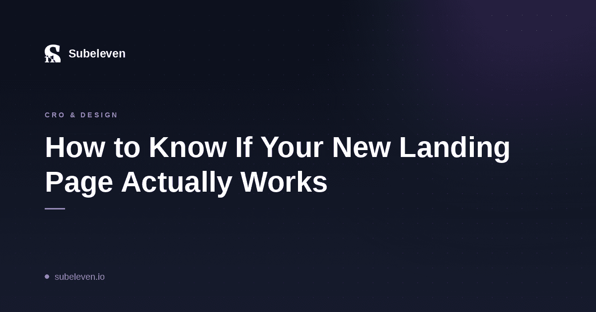 A business owner comparing two landing page versions side by side in an A/B test